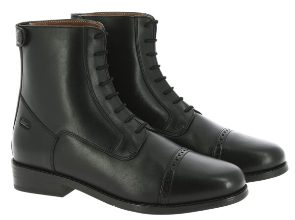 EQUITHEME - BOOTS ORIGIN LACET  ZIP NOIR