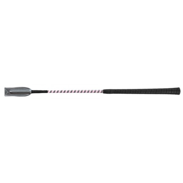 WHIP&GO - CRAVACHE DE CONCOURS GRIS/ROSE