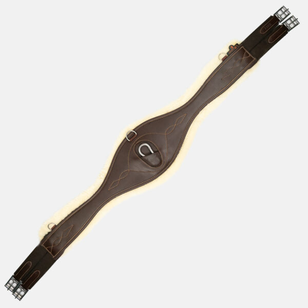 KENTUCKY - SANGLE ANATOMIQUE SHEEPSKIN BRUN