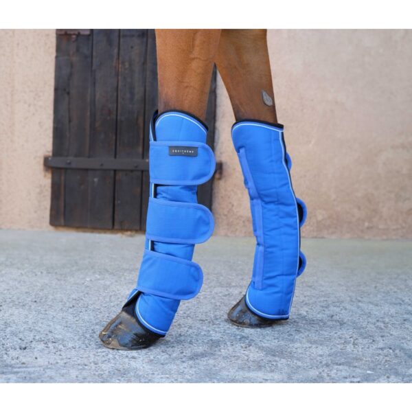 EQUITHEME - PROTECTION DE TRANSPORT 1200D BLEU/NOIR
