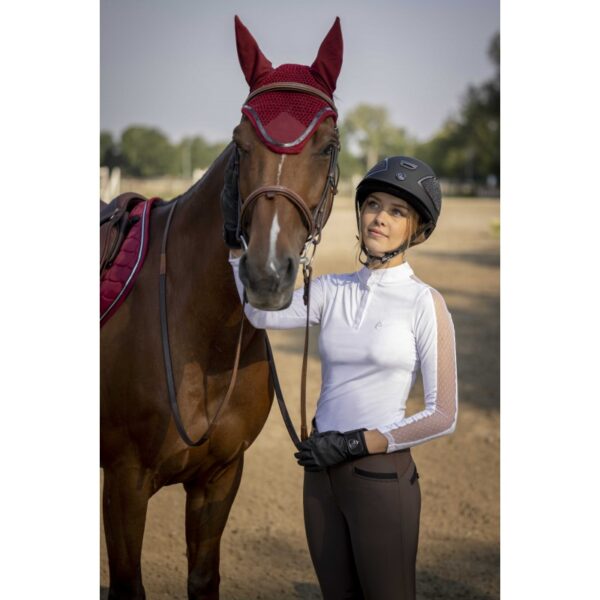 EQUITHEME - POLO PEKIN BLANC