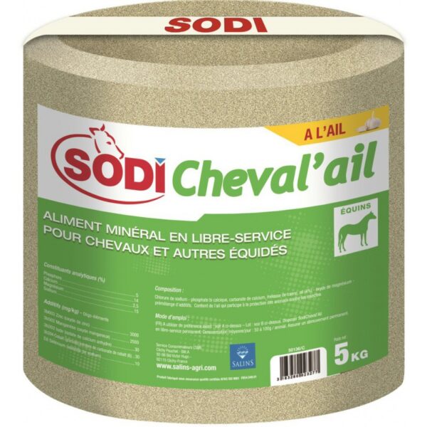 SODI - BLOC DE SEL À L'AIL 5kg