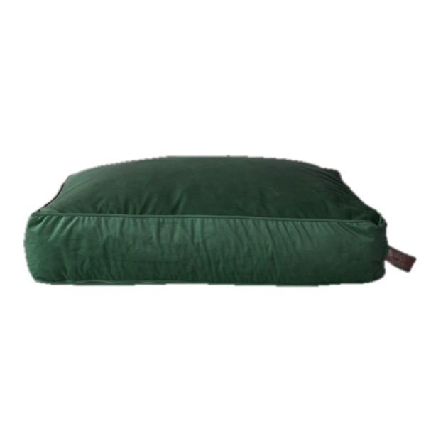 KENTUCKY - OREILLER POUR CHIEN VELVET VERT SAPIN