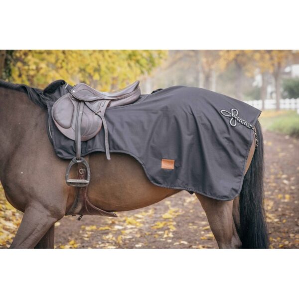 PADDOCK - COUVRE REINS DOUBLÉ POLAIRE NOIR