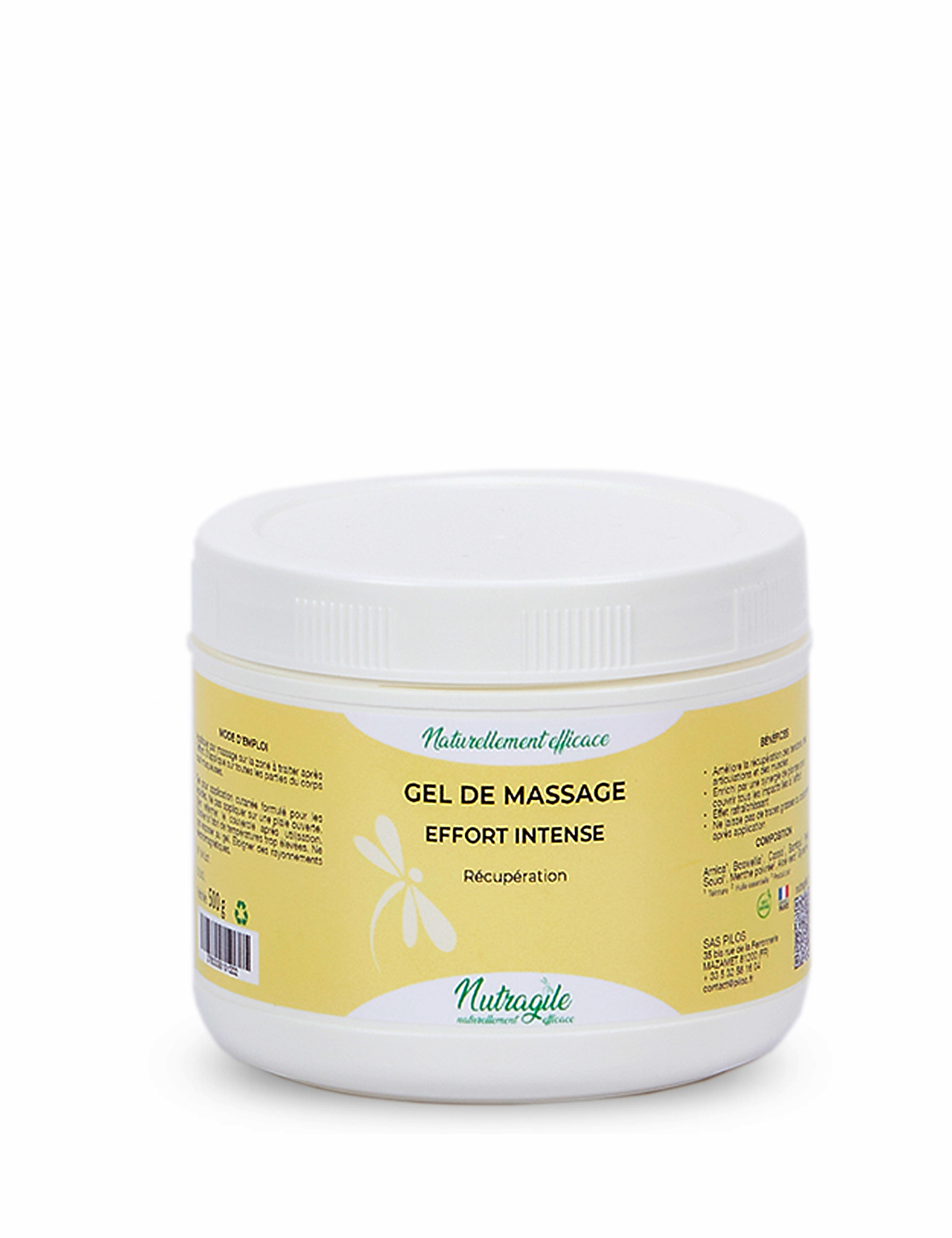 gel de massage effort intense 500g