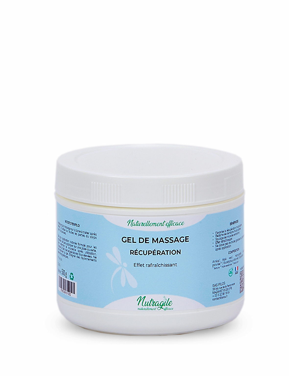 gel de massage recuperation 500g