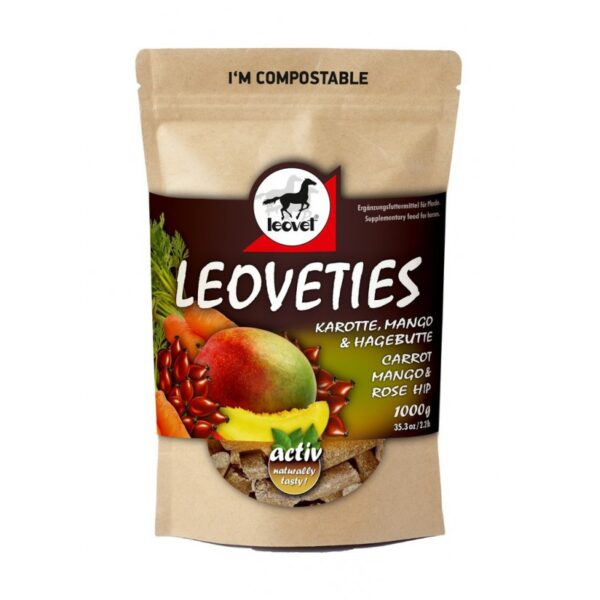 LEOVET - FRIANDISES CAROTTE/MANGUE/CYNORHODON 1KG