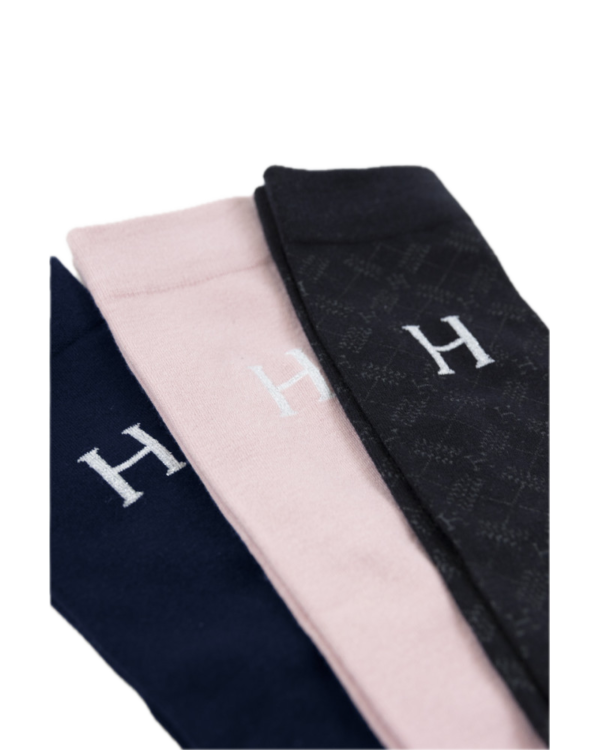 HARCOUR - CHAUSSETTES AIKO NAVY/LIGHT PINK