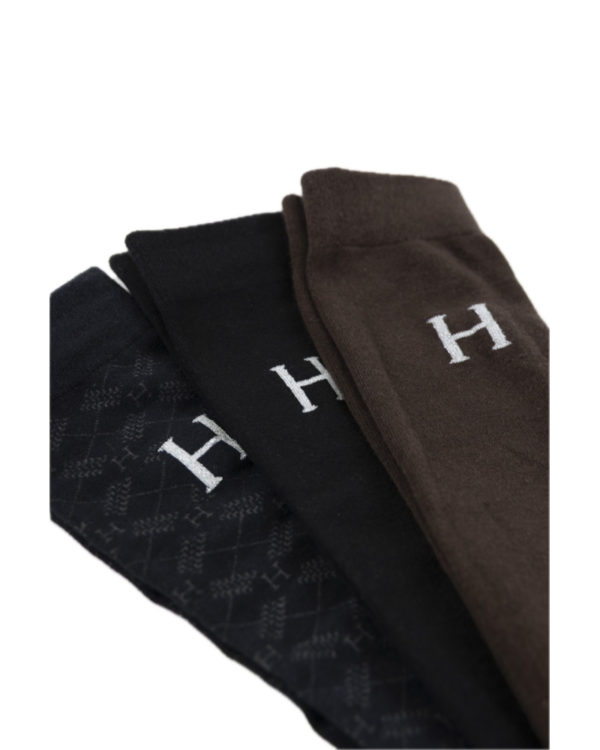 HARCOUR - CHAUSSETTES AIKO DARK BROWN/NOIR
