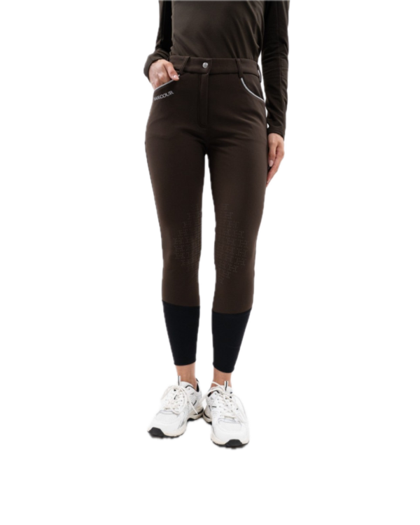 HARCOUR - PANTALON JAIPUR POLAIRE CACAO