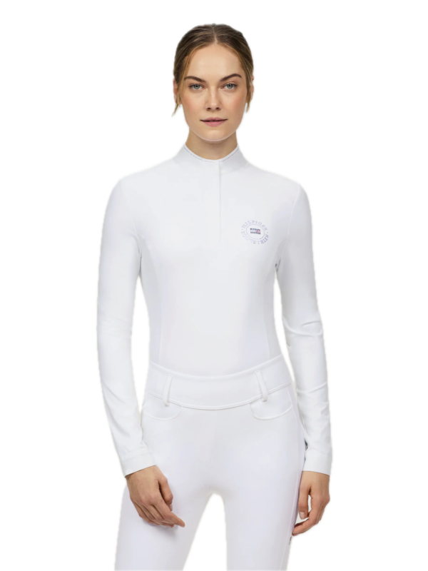 TOMMY HILFIGER - POLO TAYLOR BLANC
