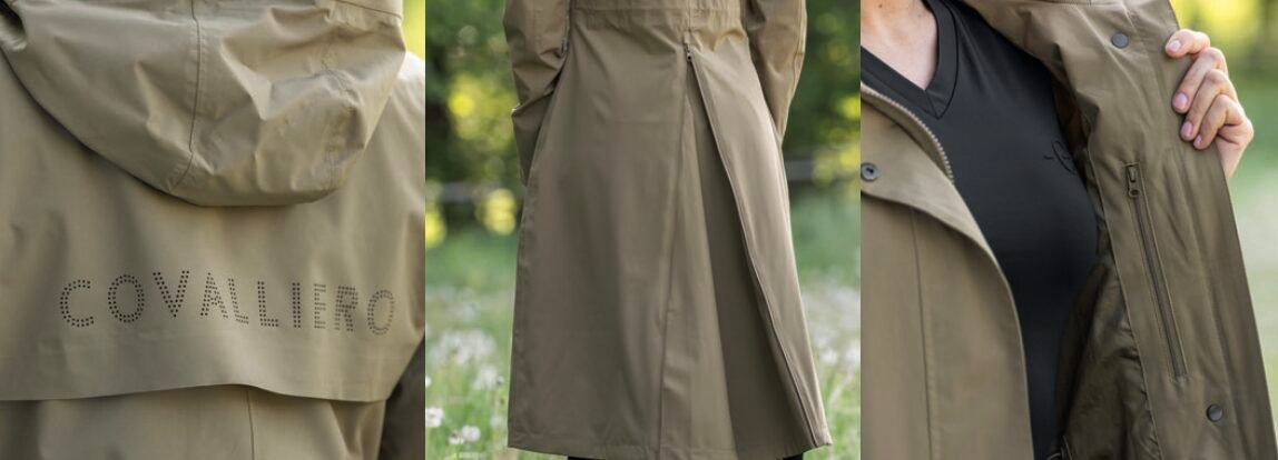 COVALLIERO - Manteau de pluie Walnut – Image 3