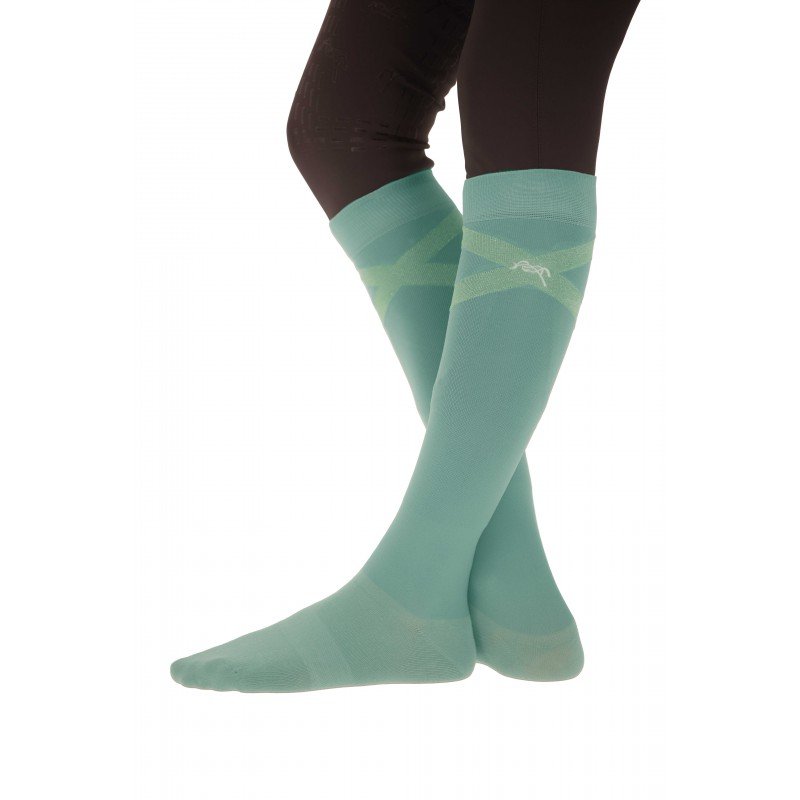 PENELOPE - Chaussettes GUMMY Vert Sauge