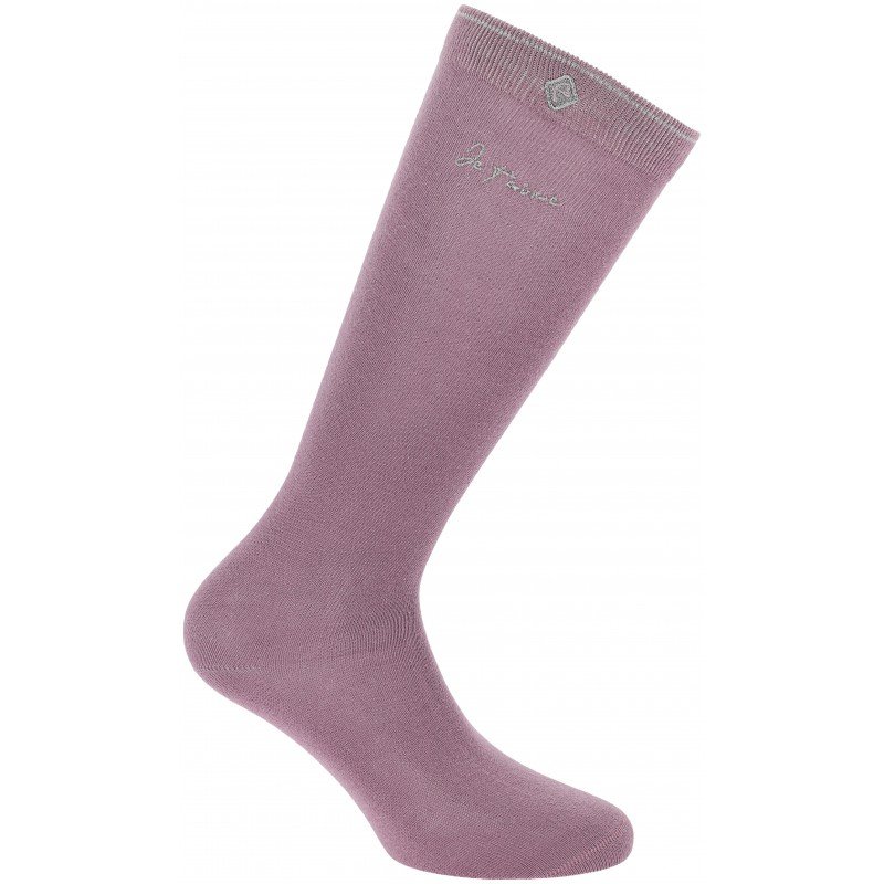 EQUITHEME - Chaussettes ROSE Mauve