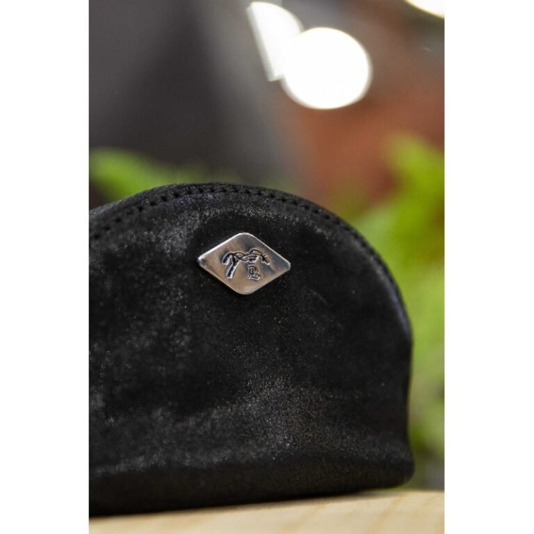 PENELOPE - Porte Monnaie Noir Glitter