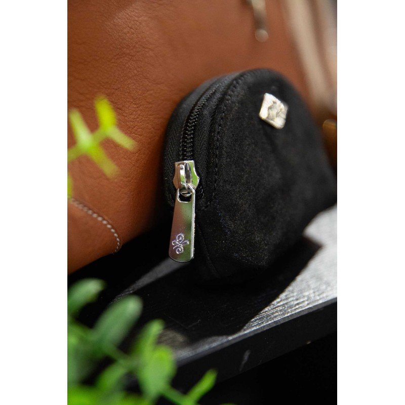 PENELOPE - Porte Monnaie Noir Glitter – Image 2