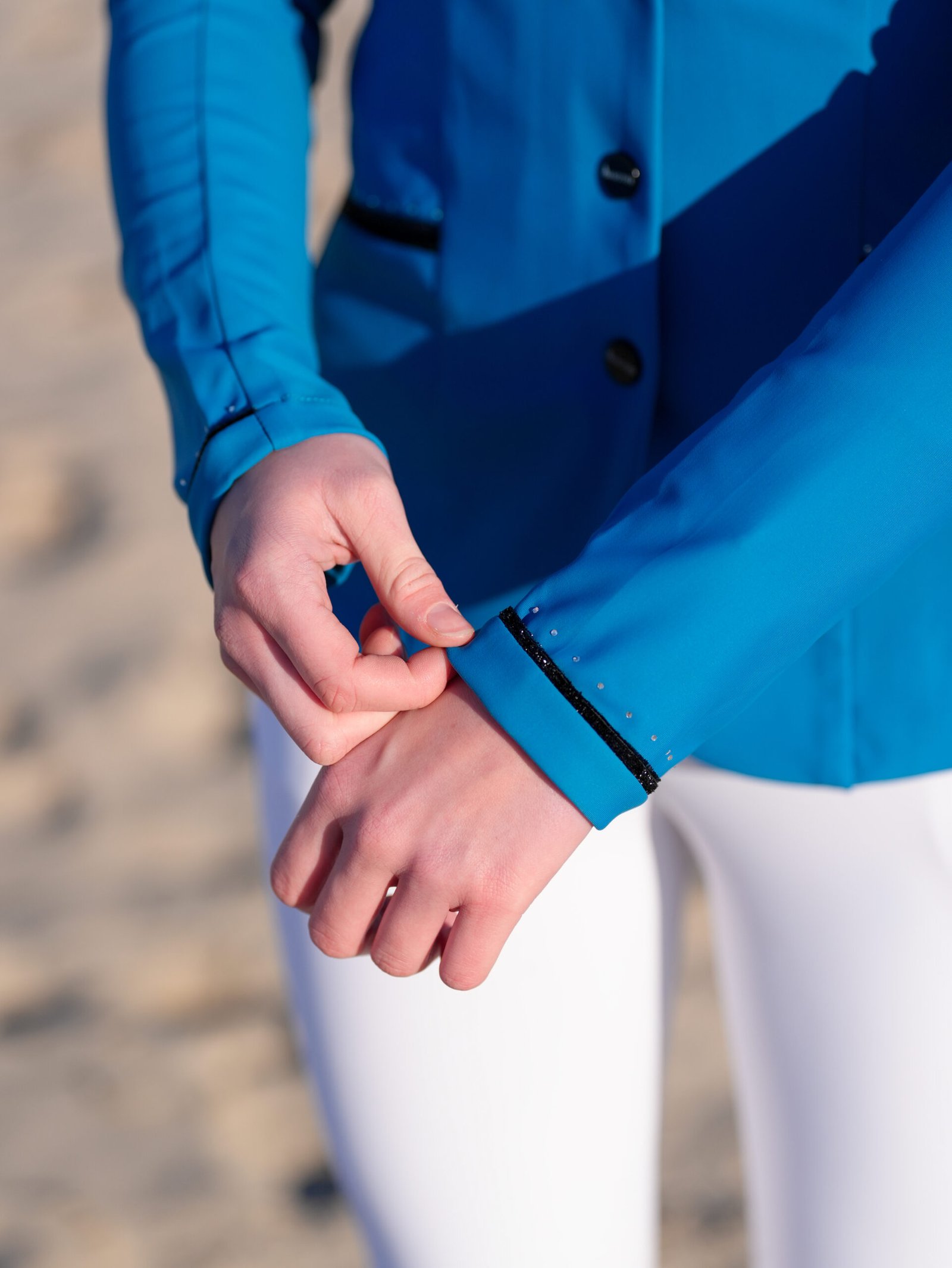 LE SABOTIER - Veste GEORGETTE Vert Canard – Image 3