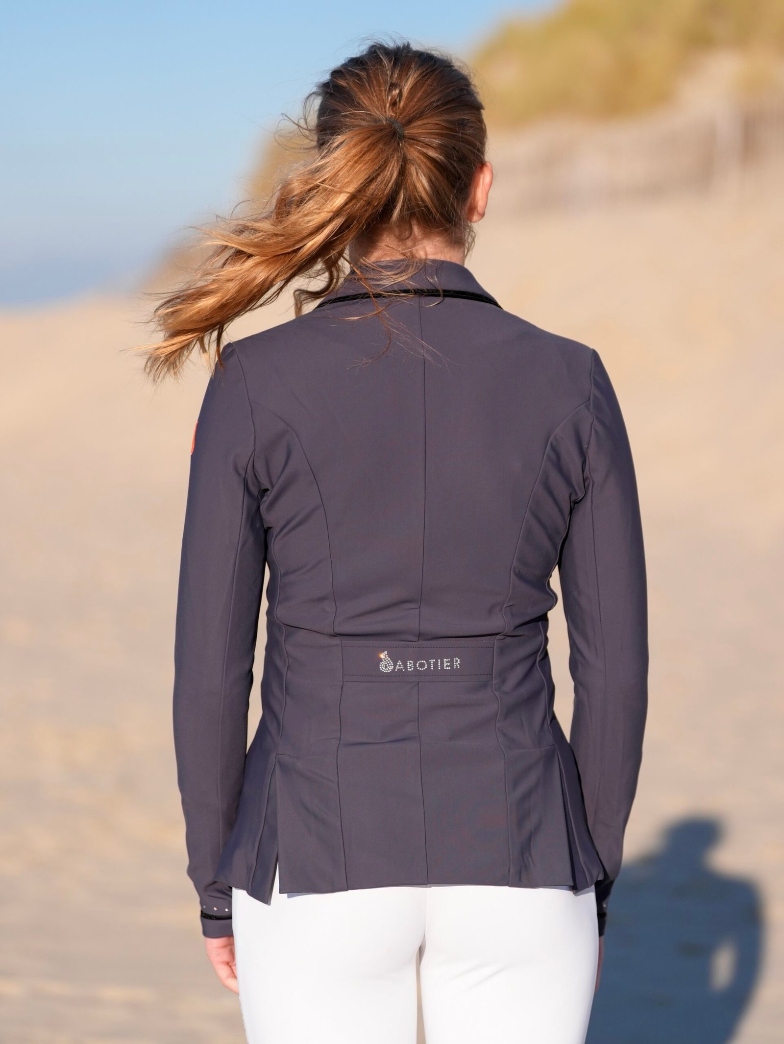 LE SABOTIER - Veste GEORGETTE Encre – Image 2