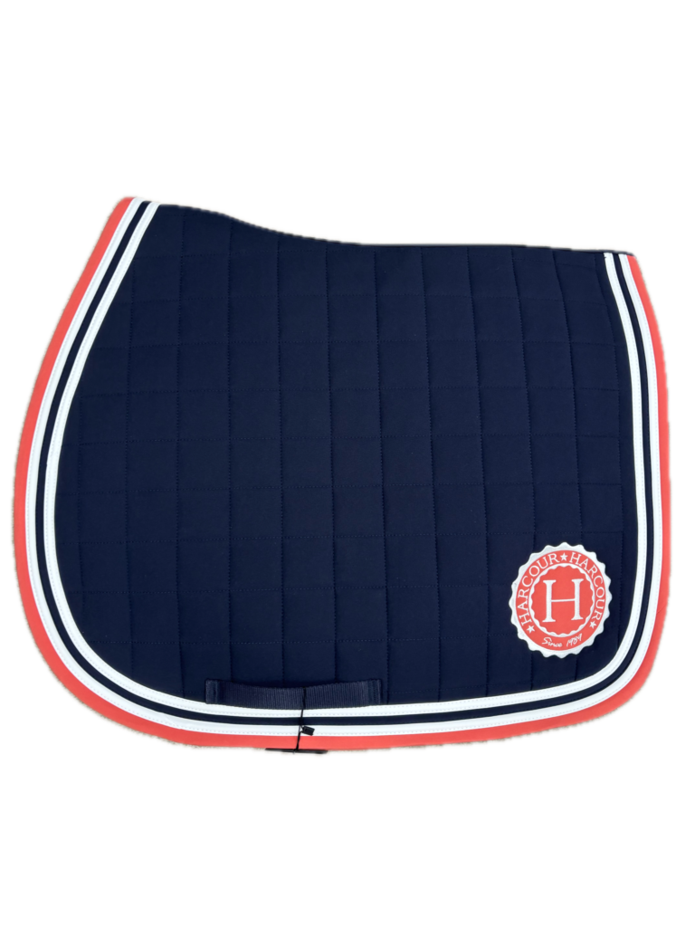 HARCOUR - Tapis SOFT Navy/Grapefruit