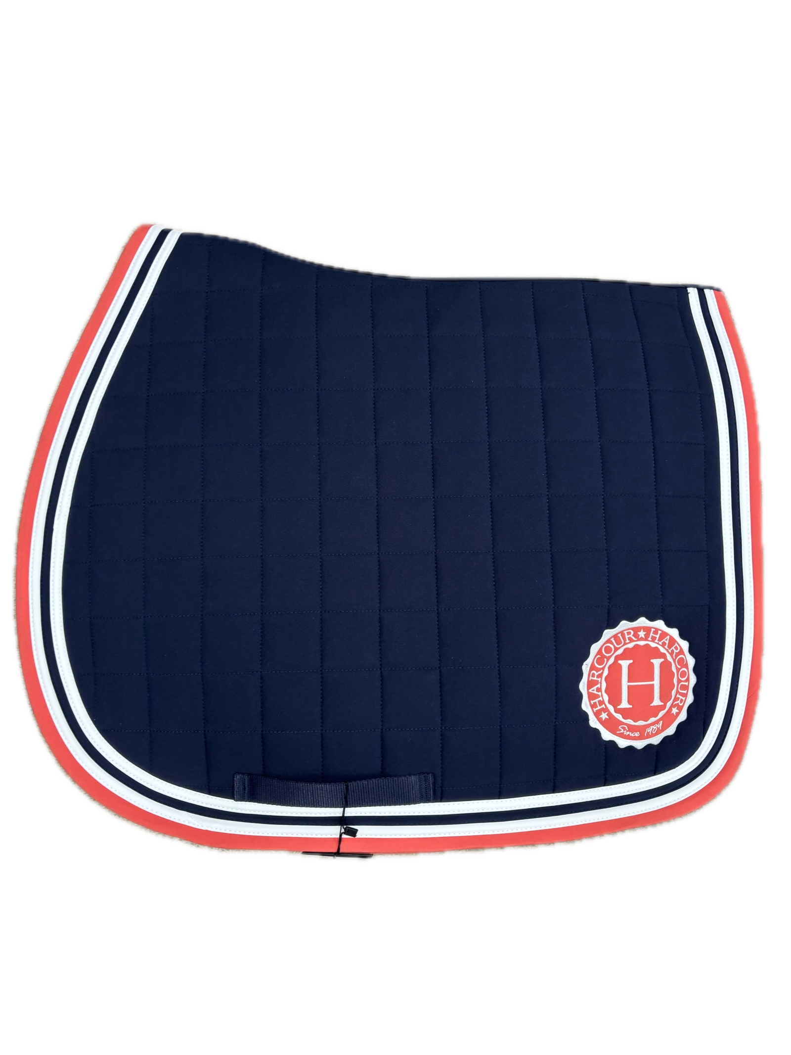HARCOUR - Tapis SOFT Navy/Grapefruit