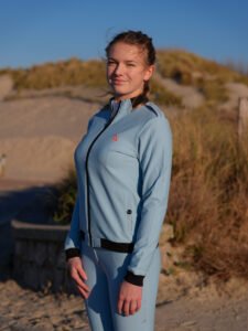 LE SABOTIER - Sweat LUCETTE Bleu Glacier