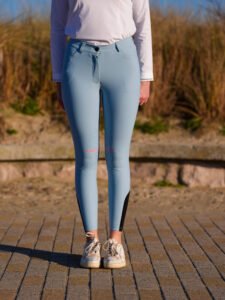 LE SABOTIER - Pantalon ATHINA Bleu Glacier
