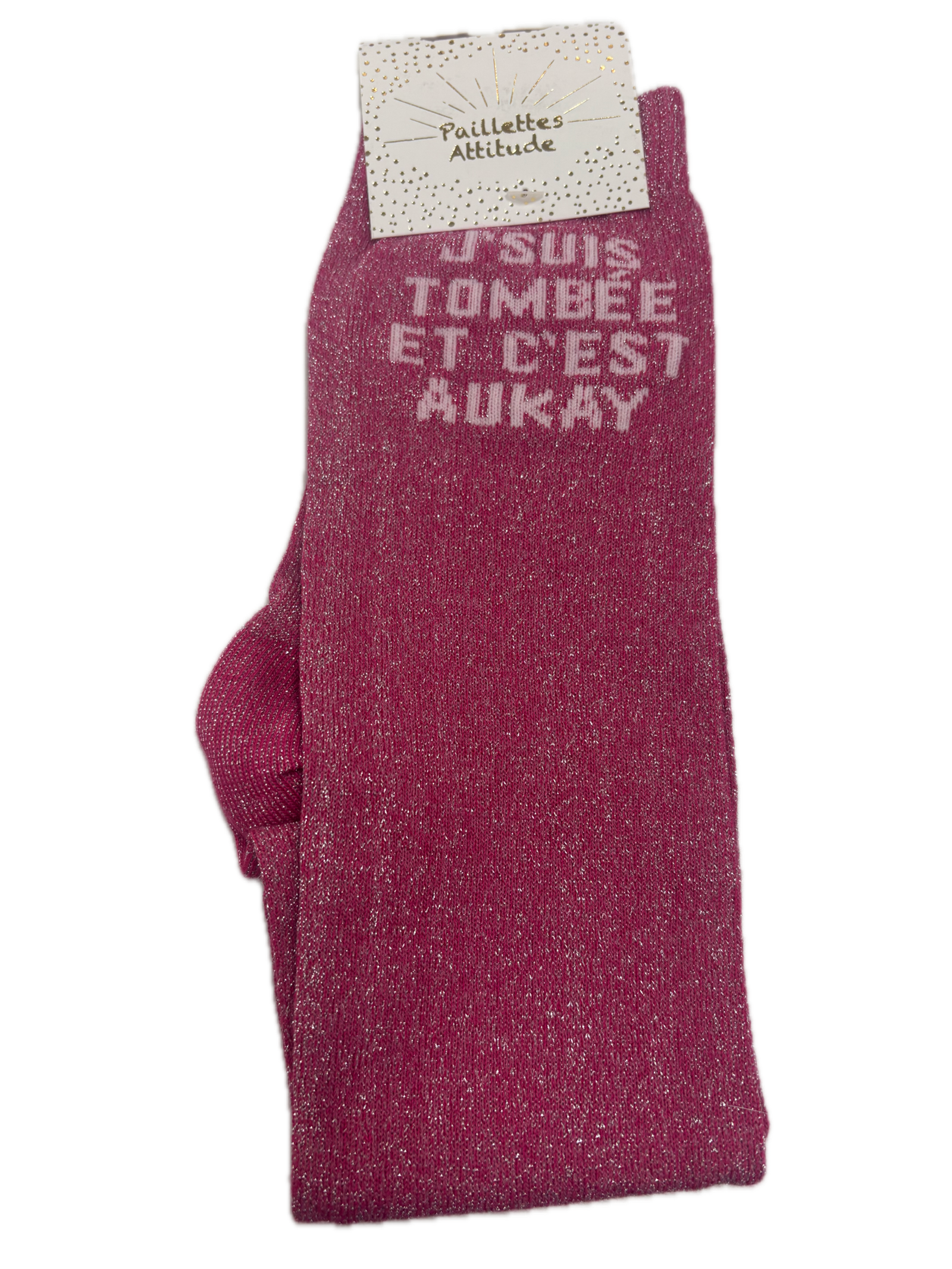 PAILLETTES ATTITUDE - Chaussettes 