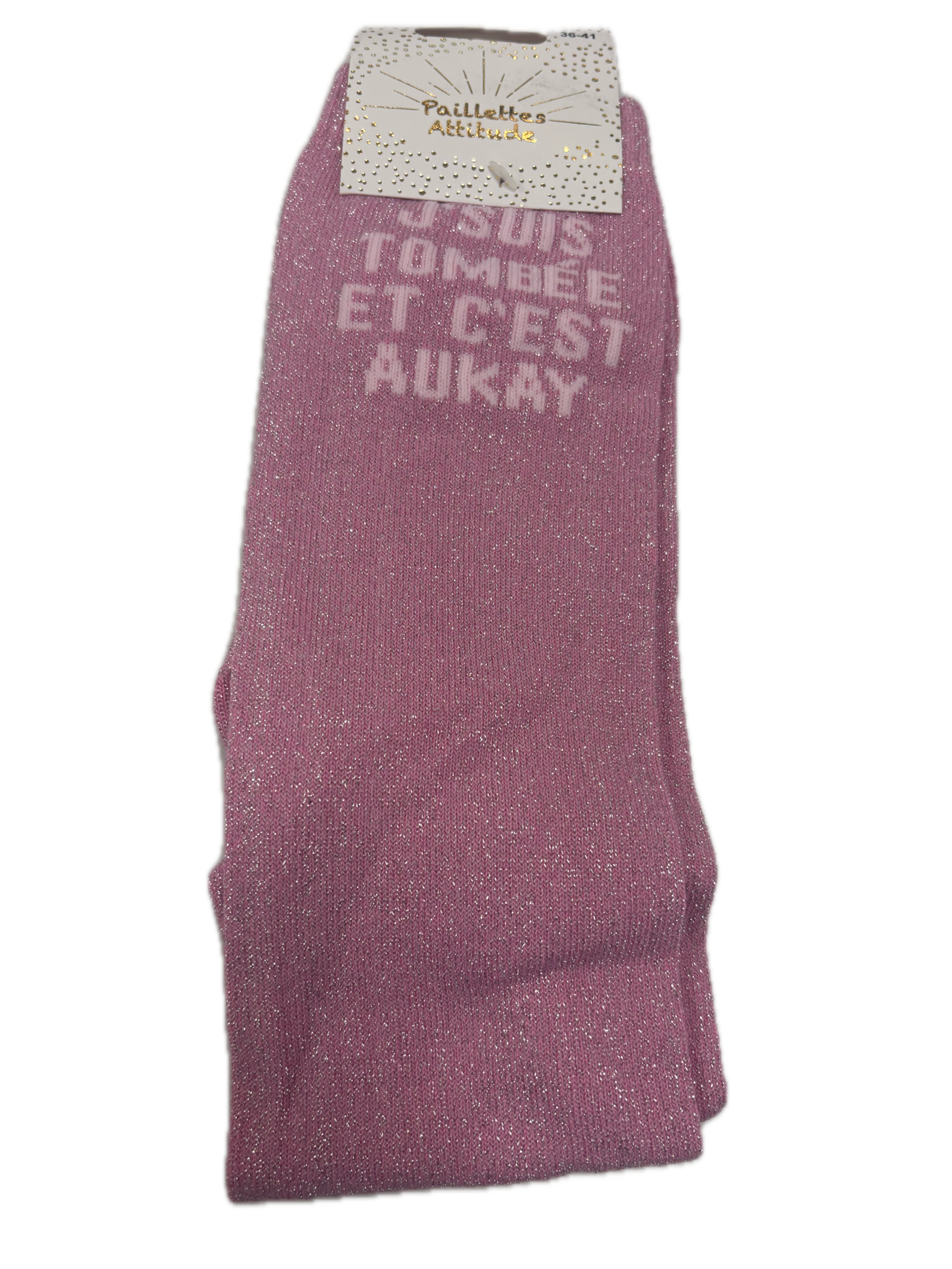 PAILLETTES ATTITUDE - Chaussettes 