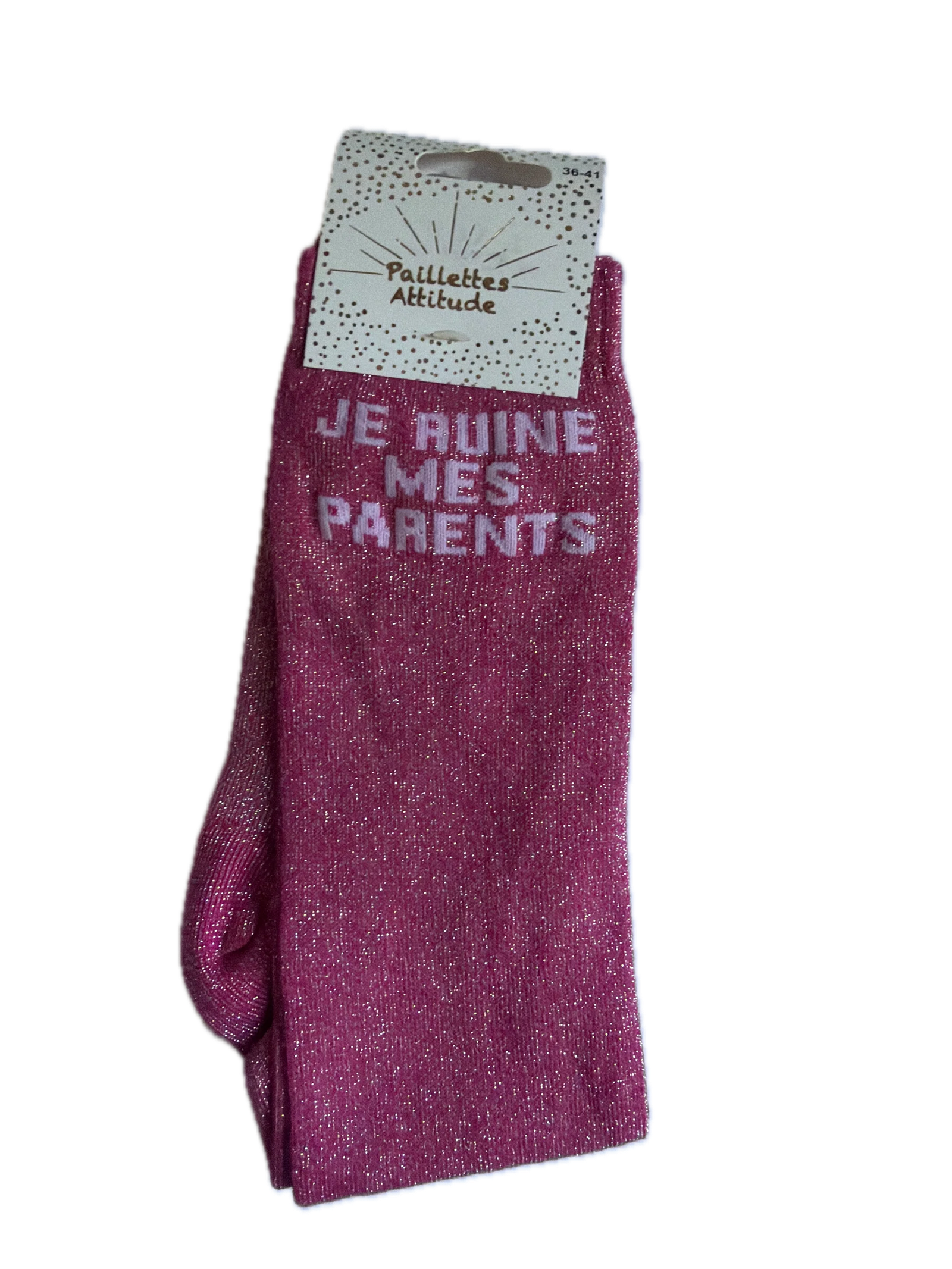PAILLETTES ATTITUDE - Chaussettes 