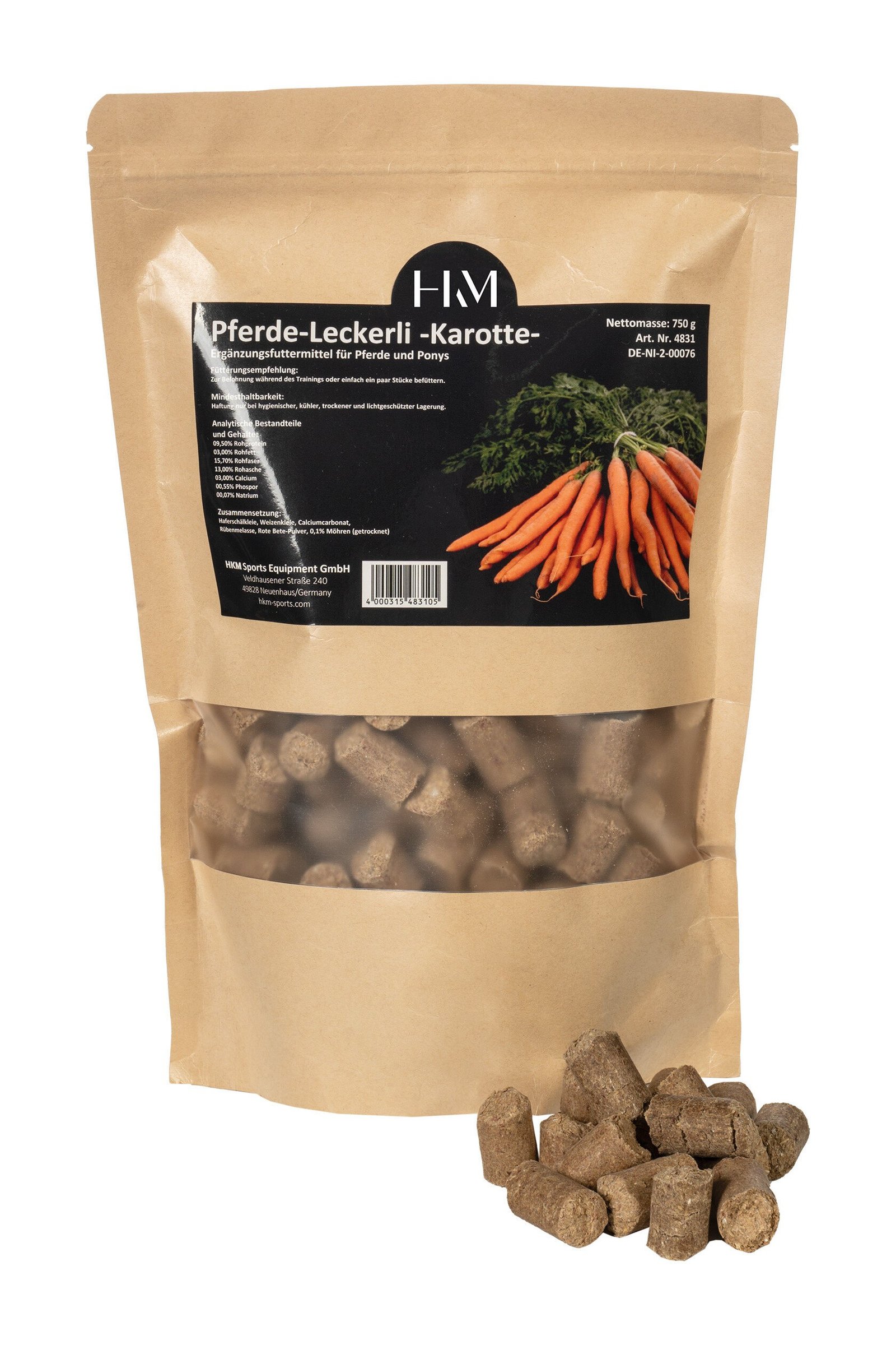 HKM - Bonbons Carotte 750g