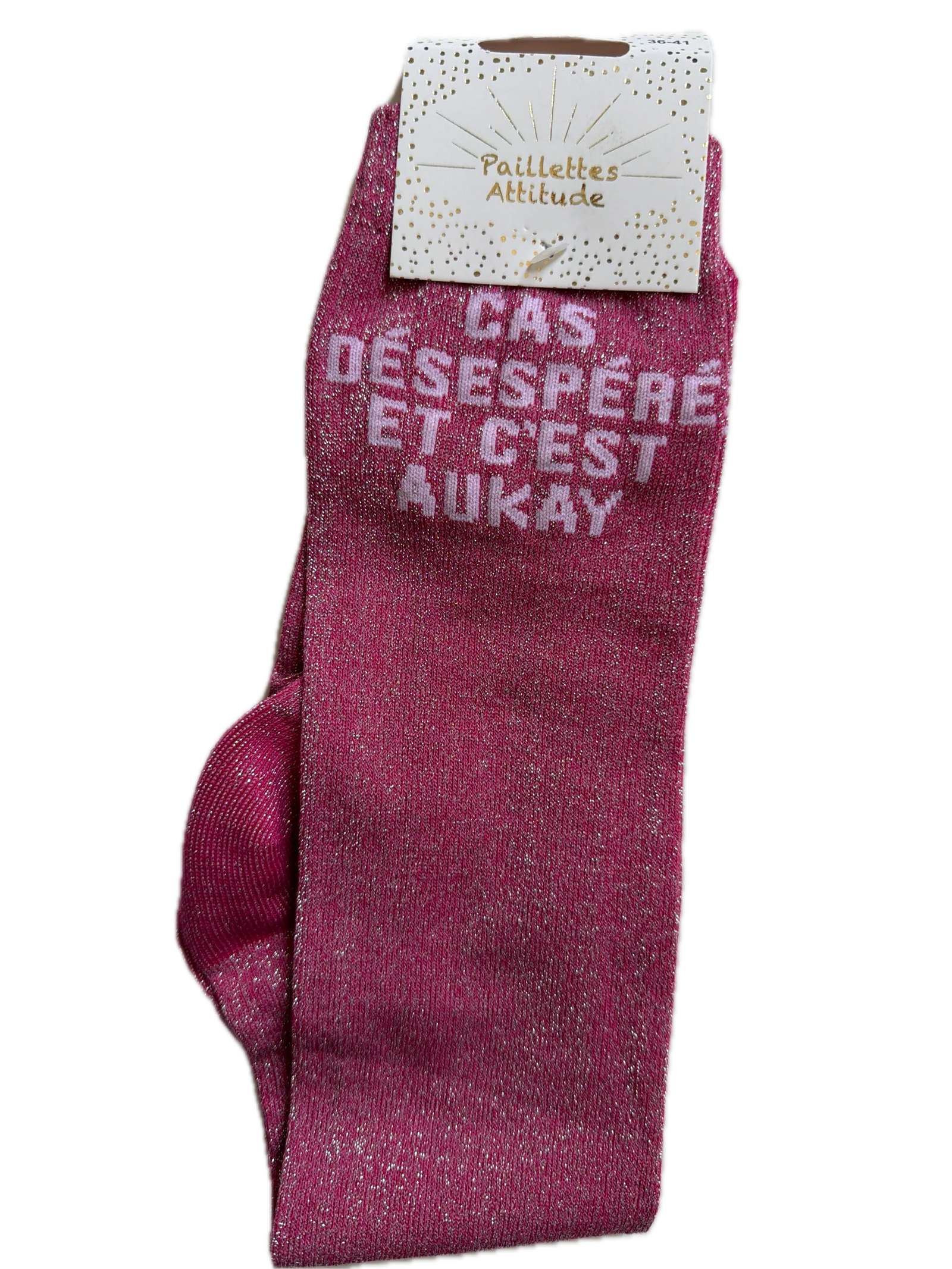 PAILLETTES ATTITUDE - Chaussettes 