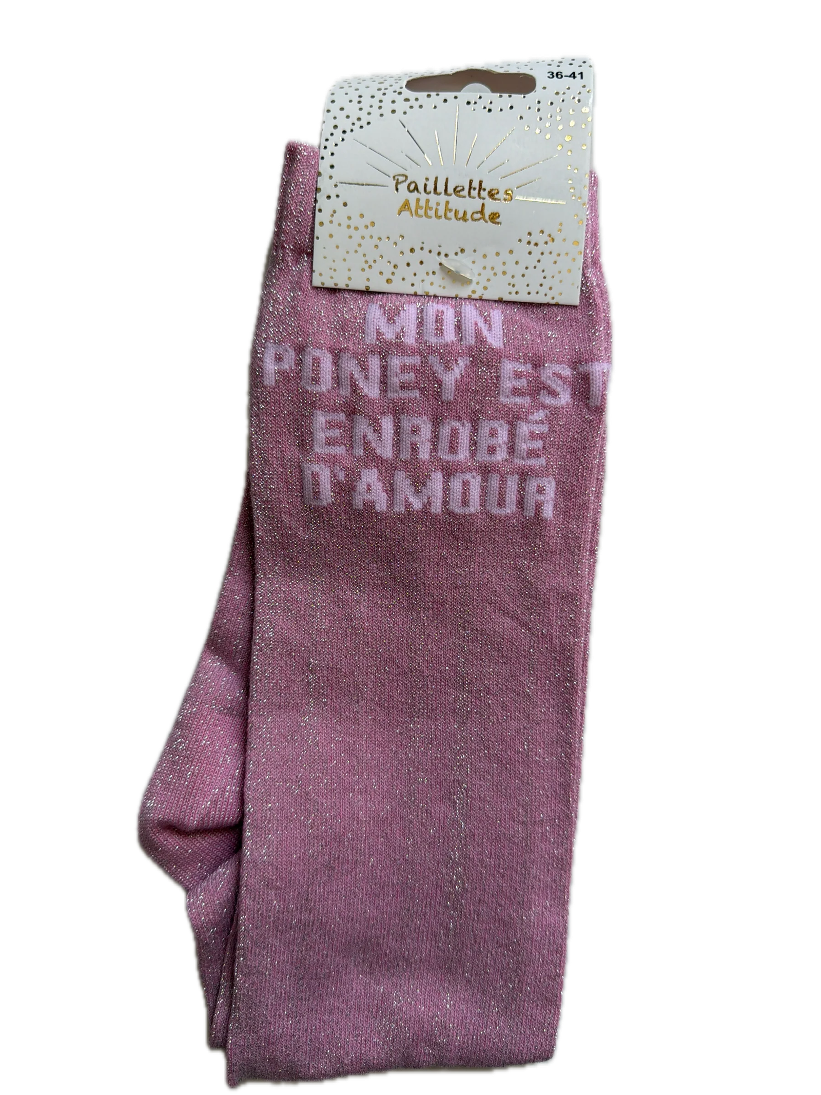PAILLETTES ATTITUDE - Chaussettes 