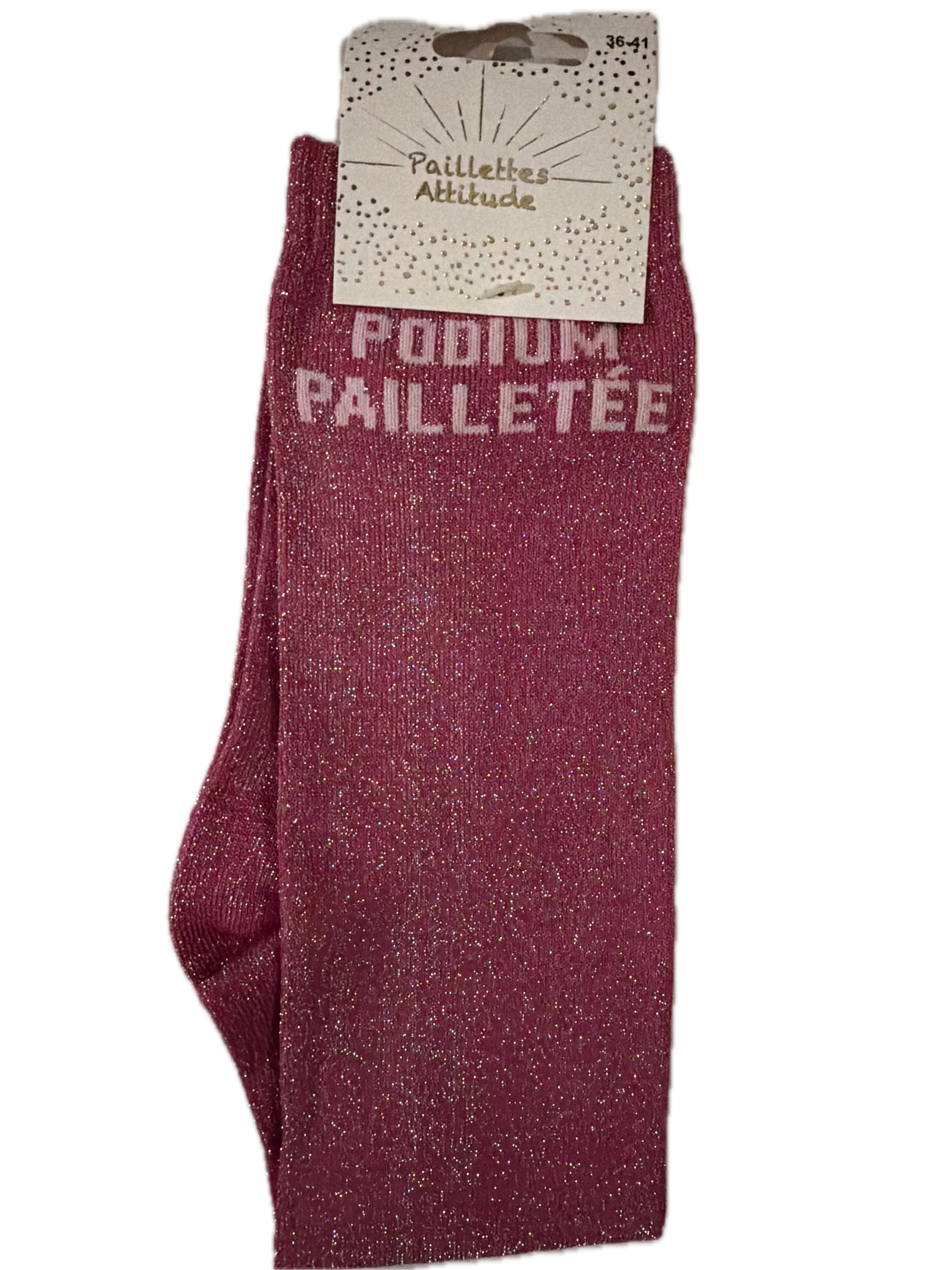 PAILLETTES ATTITUDE - Chaussettes 