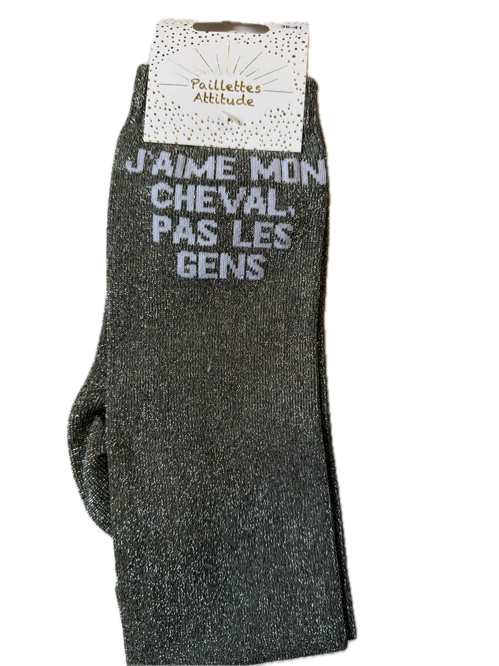 PAILLETTES ATTITUDE - Chaussettes 