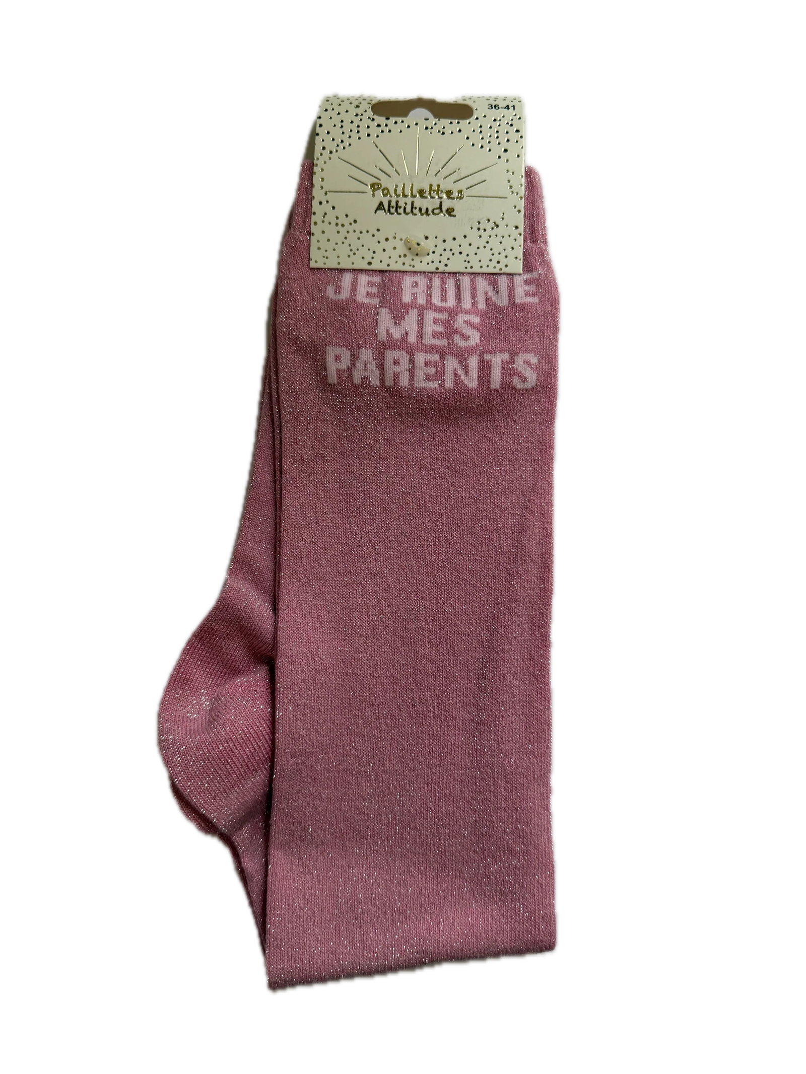 PAILLETTES ATTITUDE - Chaussettes 