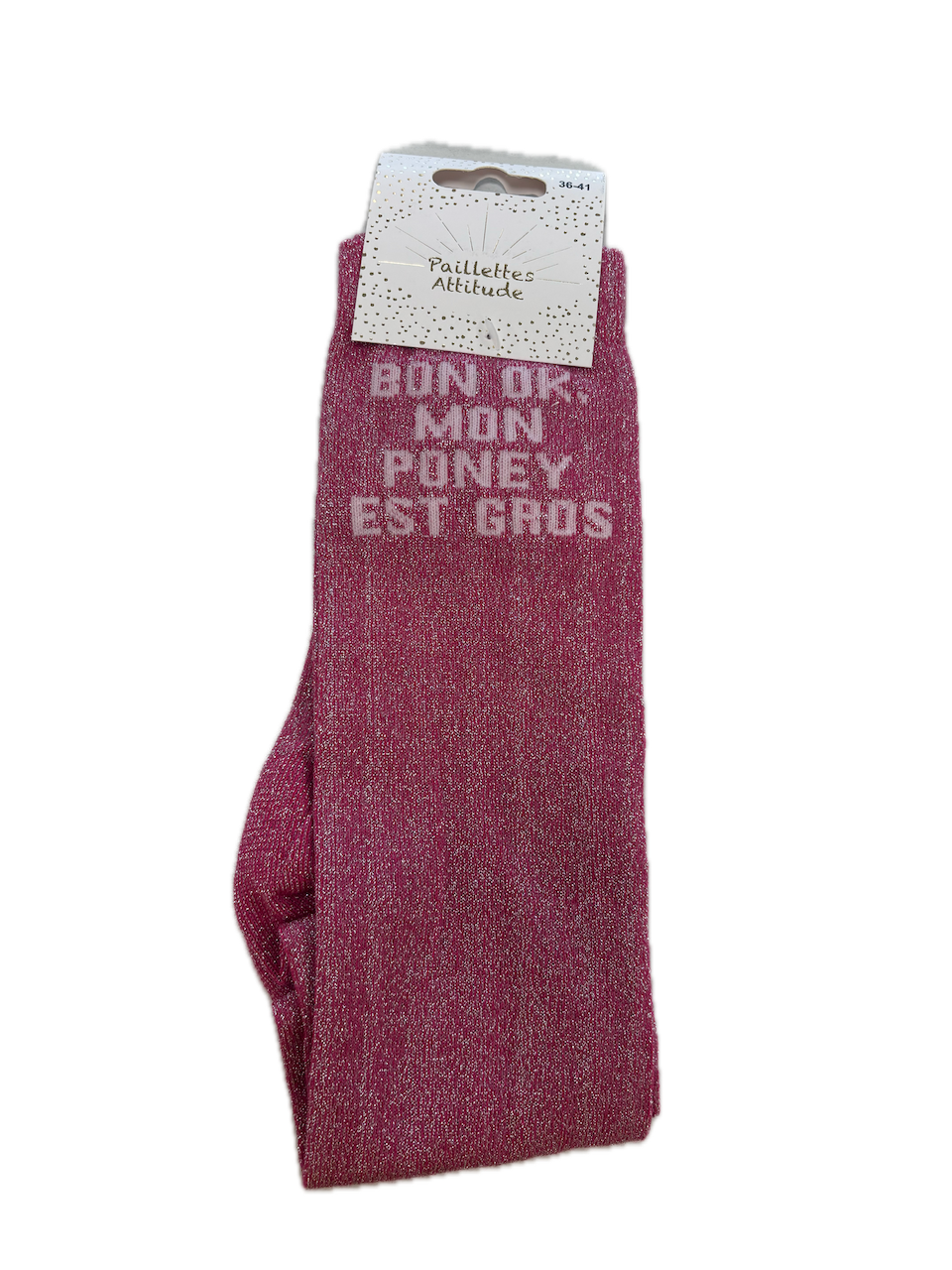 PAILLETTES ATTITUDE - Chaussettes 