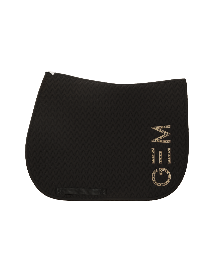 GEM - Tapis TEN Noir Léopard