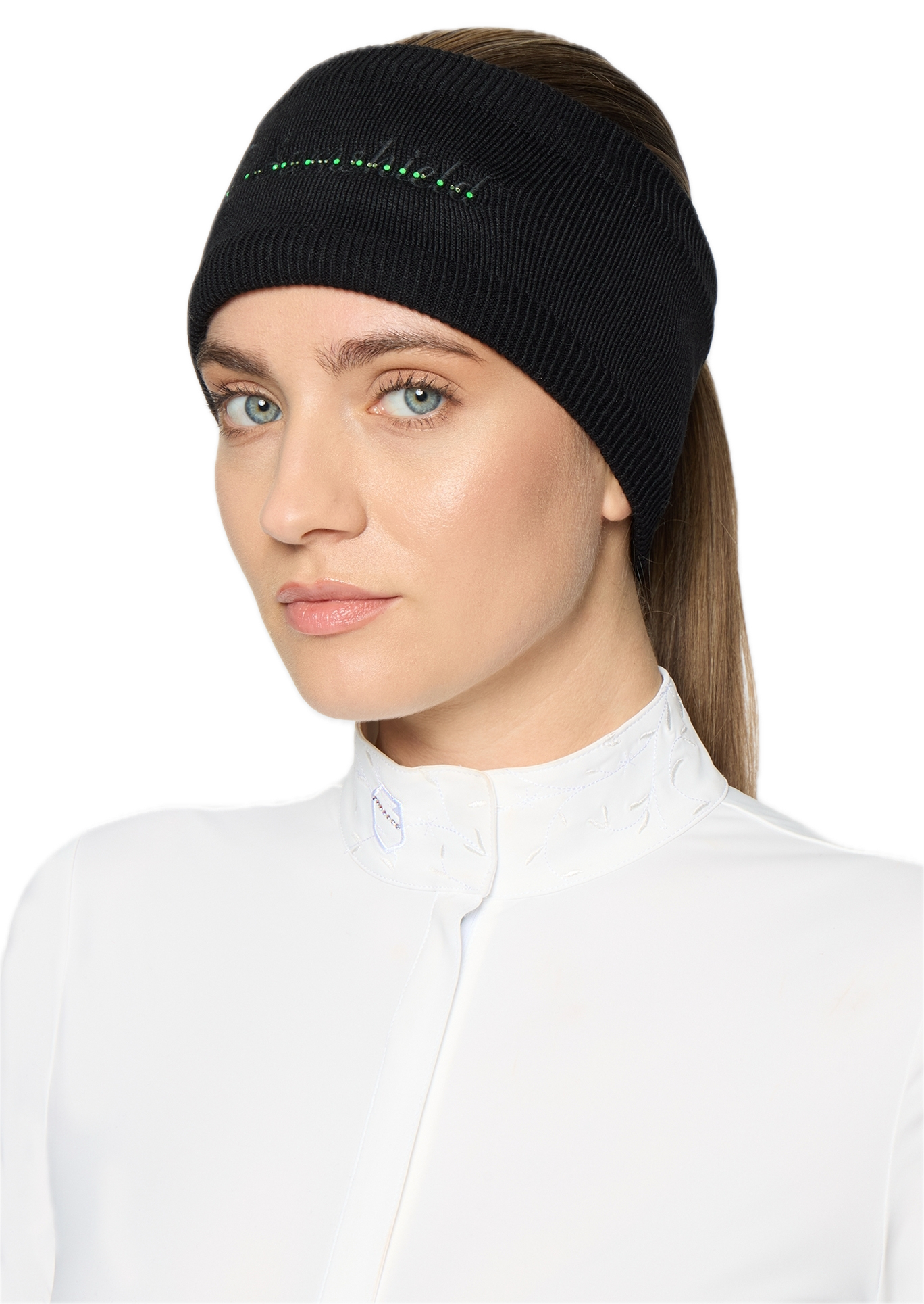 SAMSHIELD - Headband AMALIE CRYSTAL Black