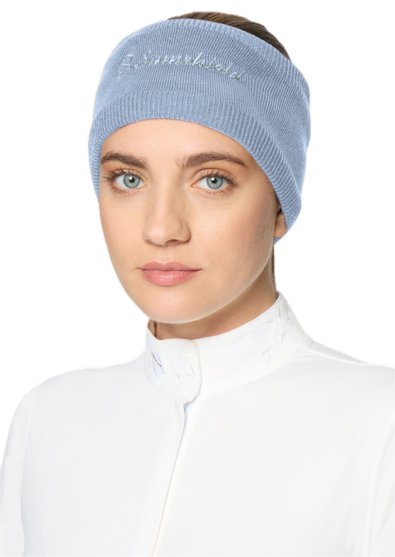 SAMSHIELD - Headband AMALIE CRYSTAL Cashmere Blue