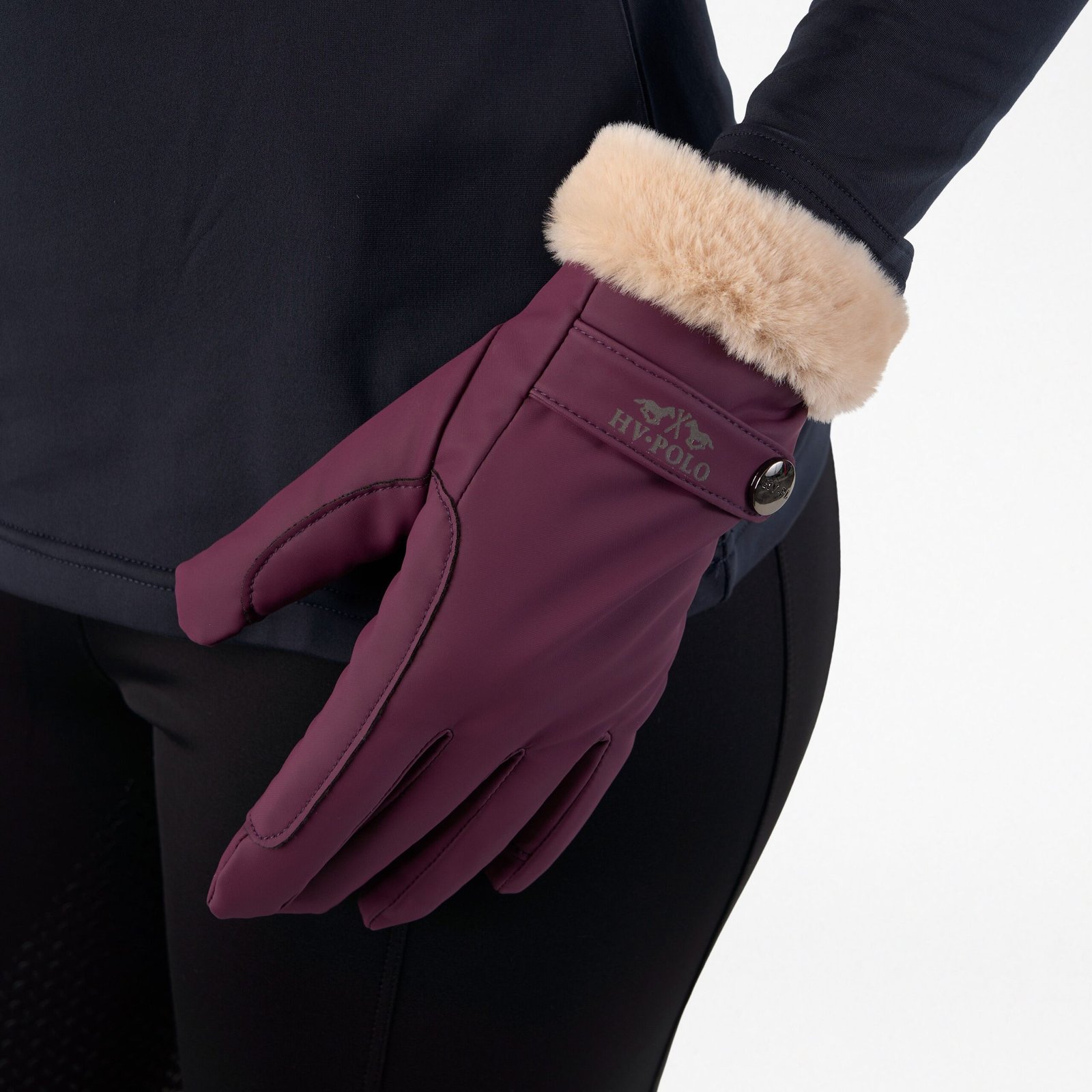 HV POLO - Gants GARNET Wine – Image 2