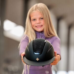 IMPERIAL RIDING - Casque Deluxe Noir Glitter